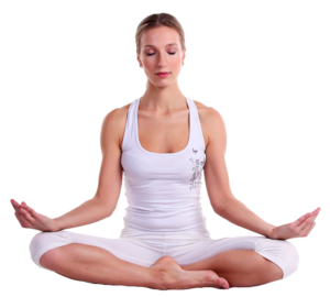 Woman Lotus Position